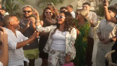 وليد سعد وخالد تاج الدين ونادر نور.. لطيفة تحتفل بنجاح "شبهي بالمللي"