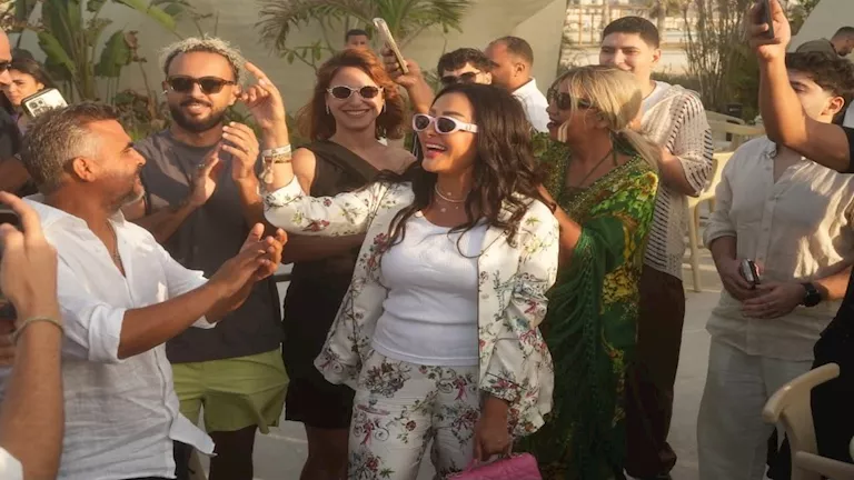 وليد سعد وخالد تاج الدين ونادر نور.. لطيفة تحتفل بنجاح "شبهي بالمللي" | ضي النهار وليد سعد وخالد تاج الدين ونادر نور.. لطيفة تحتفل بنجاح "شبهي بالمللي"
