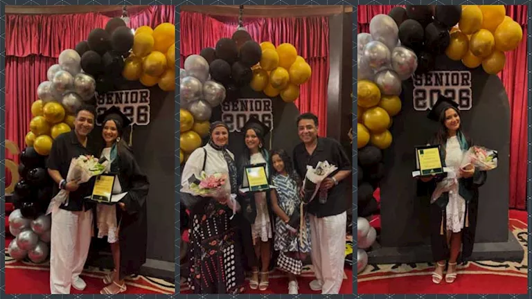 ياسر الطوبجي يحتفل بتخرج ابنته مايا من الجامعة