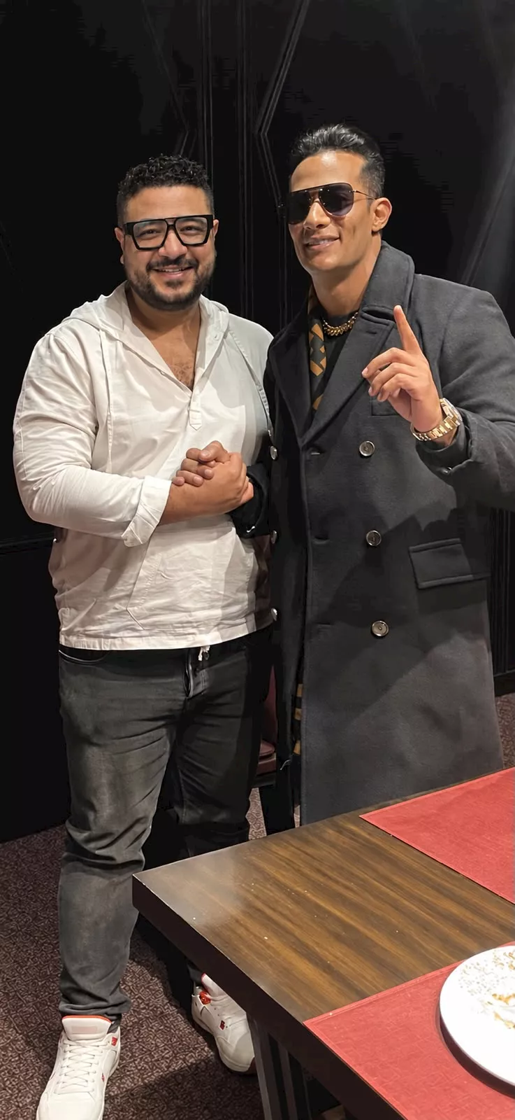 محمد رمضان يستأنف تحضيرات فيلمه الجديد "نمبر وان" | ضي النهار محمد رمضان ومحمد سيد بشير