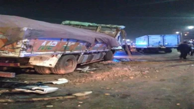 اصطدمت بـ5 سيارات.. التحفظ على سائق تريلا تسببت في حادث على محور 26 يو