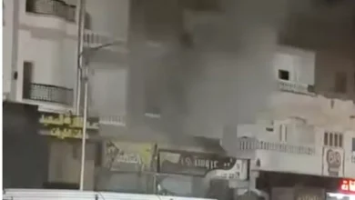 السيطرة على حريق داخل شقة بمدينة السلام في السويس - صور