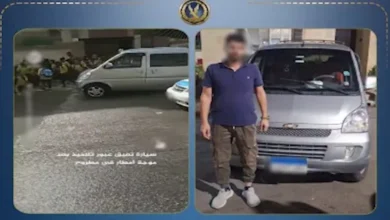القبض على سائق ترك سيارته بممر عبور الأطفال أمام مدرسة بمطروح