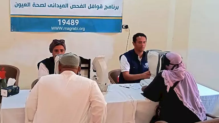الكشف على 400 شخص فى قافلة طبية بأسوان