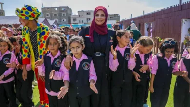 اللجنة المصرية: مدرسة نموذجية لـ250 يتيمًا.. مصر ترسم البسمة على وجوه