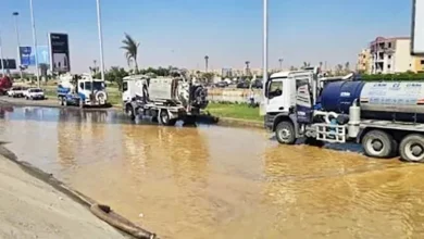 انقطاع المياه عن 9 مناطق بالقاهرة بسبب كسر مفاجئ بخط رئيسي