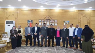 تعاون بين جامعة بنها ومياه القليوبية في التدريب والبحث العلمي (صور)