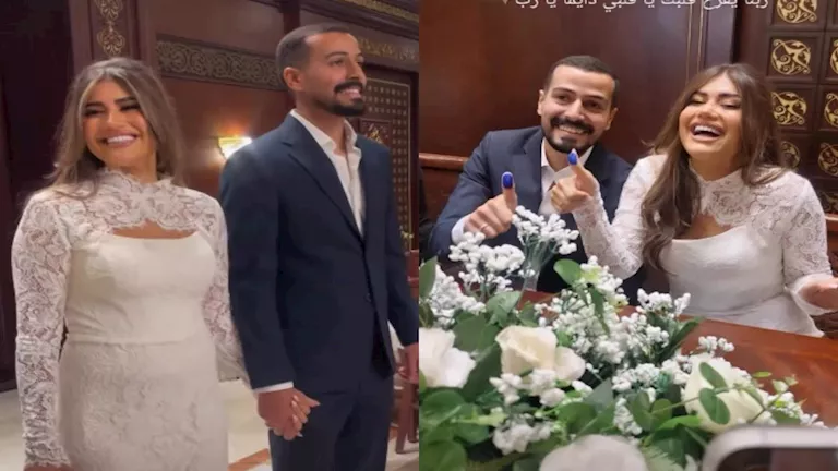 ديانا هشام تحتفل بعقد قرانها وسط الأهل والأصدقاء