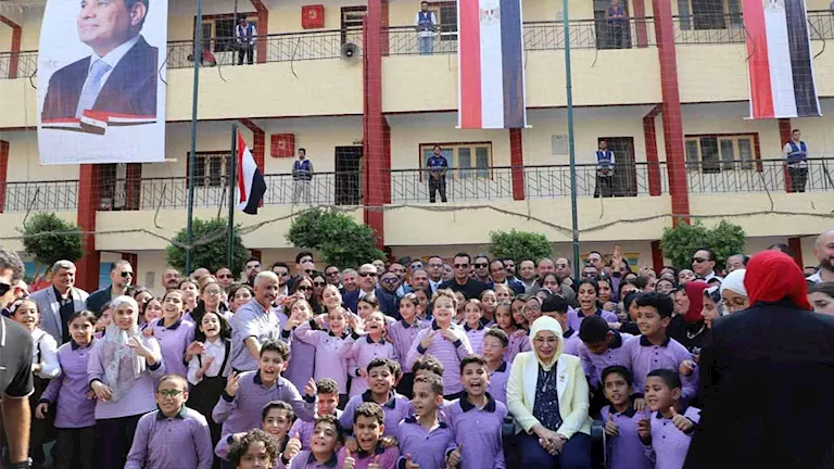 رئيس مستقبل وطن يتفقد مدرسة الناصرية بالزقازيق بعد رفع كفاءتها
