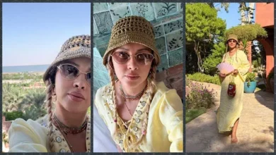 رنا رئيس تودع الصيف بإطلالة صفراء أنيقة.. شاهد أحدث ظهور