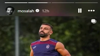 ستوري نجوم كرة القدم.. صلاح في المران وظهور لافت لزوجة النني
