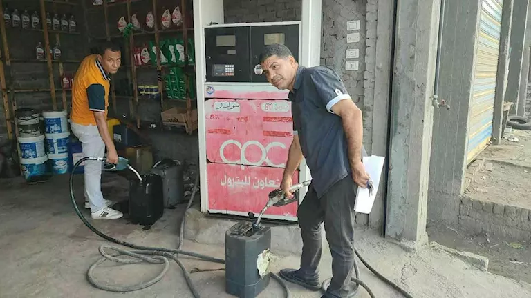 ضبط 400 لتر بنزين داخل منزل فى بورسعيد