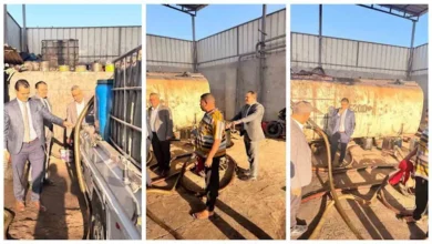 ضبط 45 ألف لتر زيت سيارات مغشوش داخل مخزن بالدقهلية