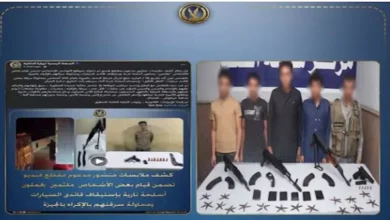 ضبط 6 عناصر خطرة بالظهير الصحراوي للجيزة
