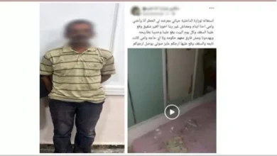 ضبط حداد تسبب في تلفيات بسقف مسكن شقيقه بالمعادي
