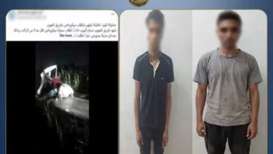 ضبط شخصين حاولا سرقة ميكروباص بالإكراه وتسببا في انقلابها بالفيوم