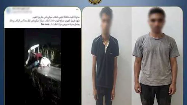 ضبط شخصين حاولا سرقة ميكروباص بالإكراه وتسببا في انقلابها بالفيوم