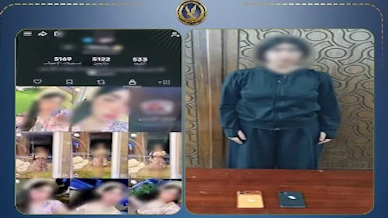 ضبط صانعة محتوى لنشر فيديوهات مثيرة بالإسكندرية
