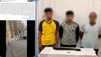 ضبط عامل ونجليه تعدوا على جارتهم بالمنوفية