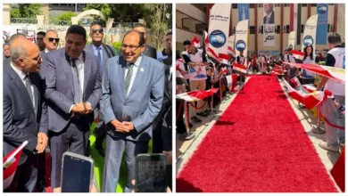 قيادات "مستقبل وطن" تتفقد مدرسة سيد درويش بالإسكندرية بعد تطويرها - صو