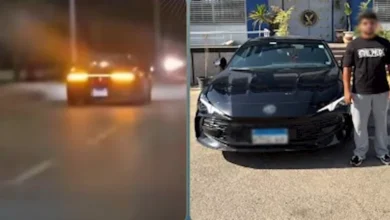 كشف ملابسات فيديو اصطدام سيارة بأخرى وفرار قائدها في الشيخ زايد