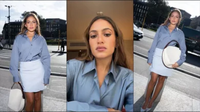 كنزي دياب تحضر إحدى عروض الأزياء في إيطاليا