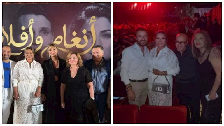 ليلى علوي تنشر صورا مع إلهام شاهين في حفل "أنغام وأفلام بيروت"