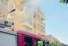 ماس كهربائي في فيشة ثلاجة يشعل النيران داخل عقار بمدينة الموظفين