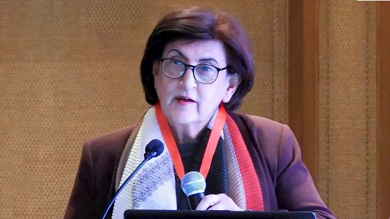 مديرة منظمة المرأة العربية: لا يجوز استمرار «شريعة الغاب» ضد المدنيين | ضي النهار مديرة منظمة المرأة العربية: لا يجوز استمرار «شريعة الغاب» ضد المدنيين