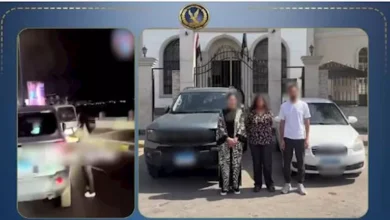 مشادة بعد حادث تصادم تقود لضبط سائقة دون رخصة ومرافقها بالإسكندرية