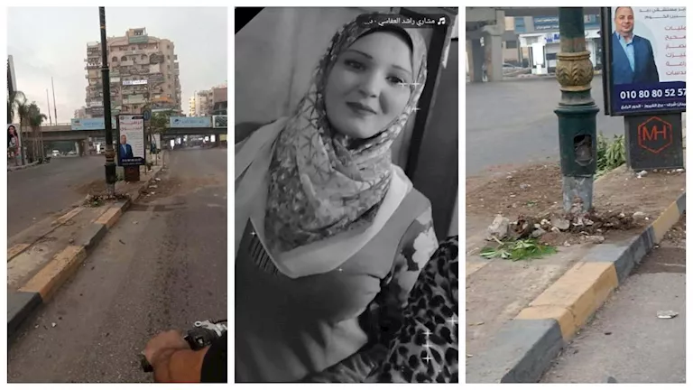 مصرع سيدة وإصابة آخرين إثر اصطدام سيارة بعمود بـ شبين الكوم