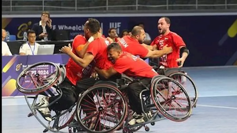 منتخب كرة اليد على الكراسي المتحركة يهزم ليتوانيا ويتأهل إلى ربع نهائى | ضي النهار منتخب كرة اليد على الكراسي المتحركة يهزم ليتوانيا ويتأهل إلى ربع نهائى