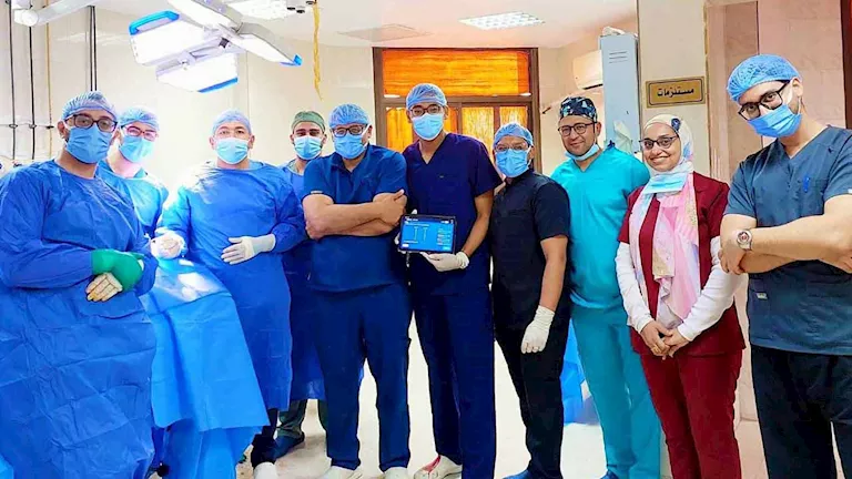 نجاح جراحة التحفيز العميق للمخ لشاب بجامعة أسيوط - صور | ضي النهار نجاح جراحة التحفيز العميق للمخ لشاب بجامعة أسيوط - صور