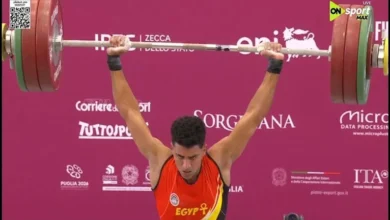 نور زكي يحصد ذهبية وفضية رفع الأثقال بدورة ألعاب البحر المتوسط 2026 في
