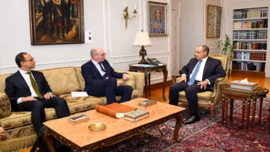 وزير الخارجية وشؤون المصريين في الخارج الدكتور بدر عبد العاطي يبحث مع