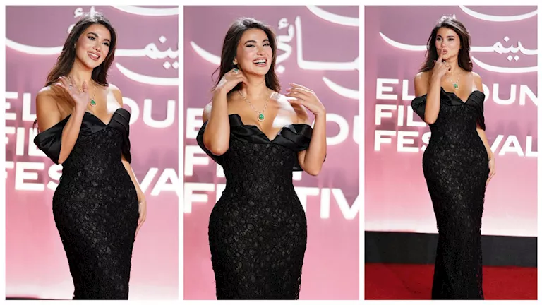10 صور لـ هدى الإتربي بعرض "الربيع في إمروز" ضمن مهرجان الجونة السينما