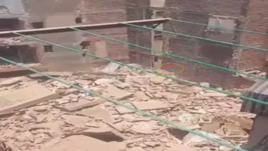 إخلاء عقار مجاور لعقار حدائق القبة المنهار تمهيدًا لإزالته