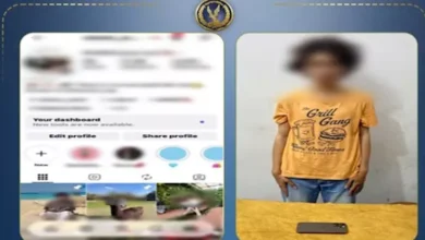الداخلية تكشف تفاصيل ضبط شخص نشر فيديوهات بملابس نسائية في دمياط