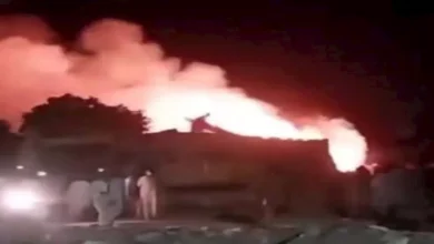 السيطرة على حريق مخزن خرطة بالمنطقة الصناعية الثالثة بأكتوبر