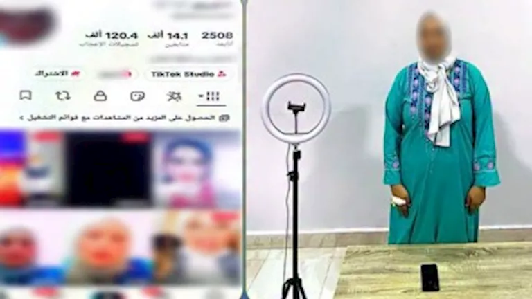 القبض على صانعة محتوى نشرت فيديوهات خادشة للحياء لزيادة المشاهدات