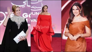 بالصور- نجمات الفن يتألقن على ريد كاربت الجونة السينمائي