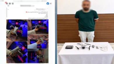 "درون بكاميرا".. ضبط شخص يروج لبيع طائرة بدون تصريح في السويس
