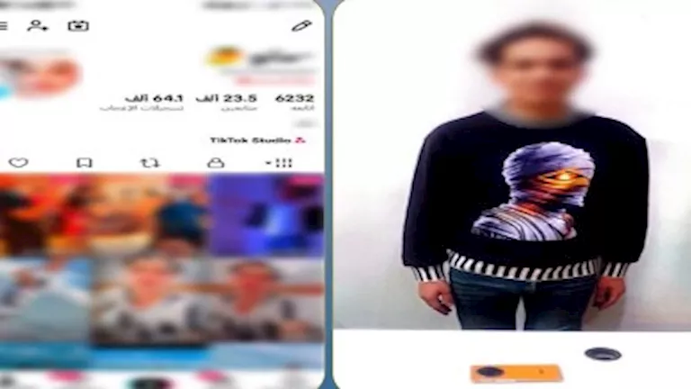 ضبط شخص بتهمة نشر فيديوهات بملابس نسائية والرقص في الغربية