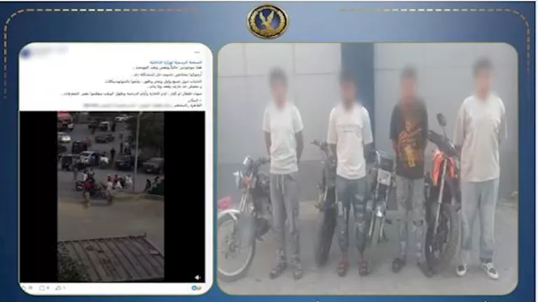 ضبط قائدي دراجات نارية أثاروا إزعاج المواطنين في المقطم