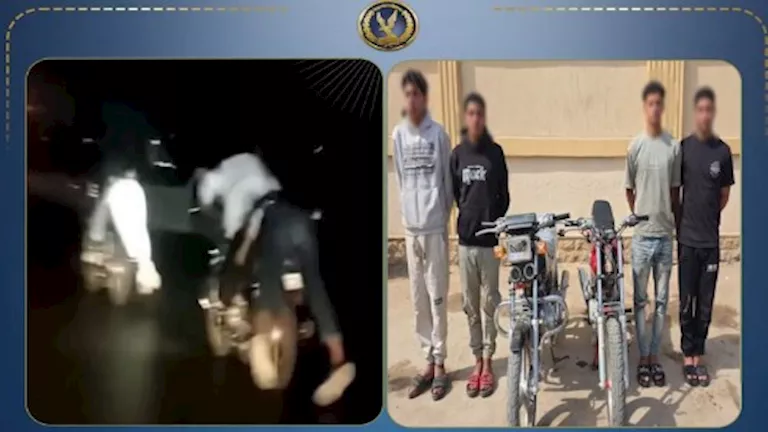 لهو بدراجات نارية.. الأمن يكشف تفاصيل فيديو الحركات الاستعراضية بالمنو