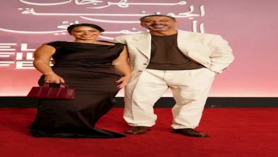 محمد فراج وبسنت شوقي بإطلالة أنيقة على ريد كاربت مهرجان الجونة