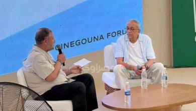 نجوم الفن في حوار مع المخرج يسري نصر الله بـ مهرجان الجونة السينمائي