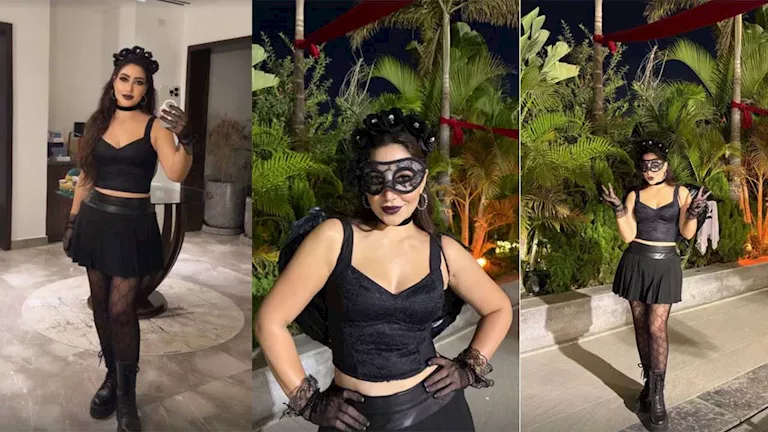 بوسي تحتفل بعيد الهالوين في أحدث ظهور لها